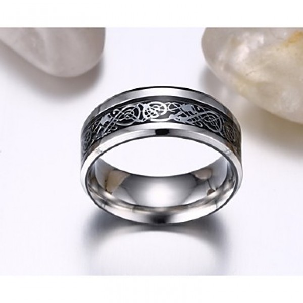 316 Stainless Steel Dragon King Man Ring