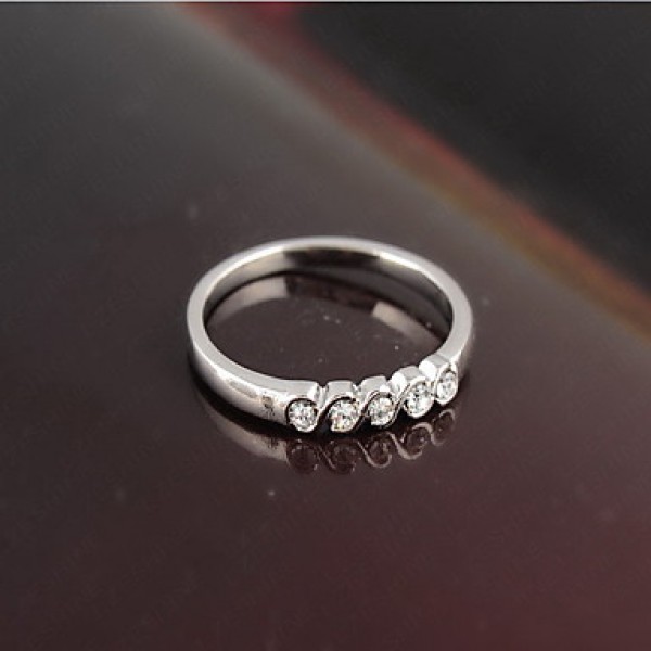 AAA Zircon Fine Statement Ring for Wedding Party