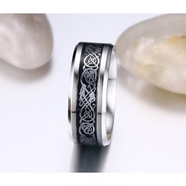 316 Stainless Steel Dragon King Man Ring