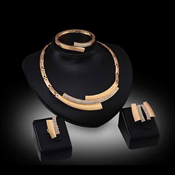 Wedding Accessories Gold Plated jewellery Floating Charms Vogue Woman Costume African Jewelry Sets  