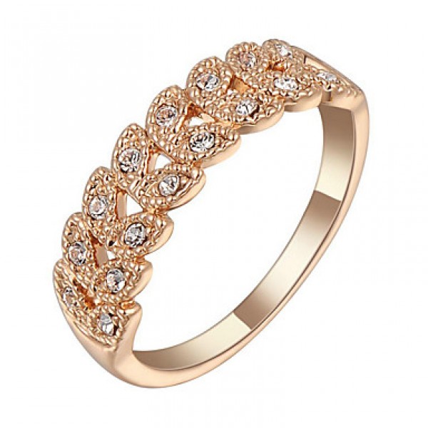 Alloy / Zircon Ring Band Rings Party / Daily / Casual 1pc