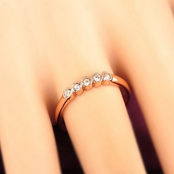 AAA Zircon Fine Statement Ring for Wedding Party