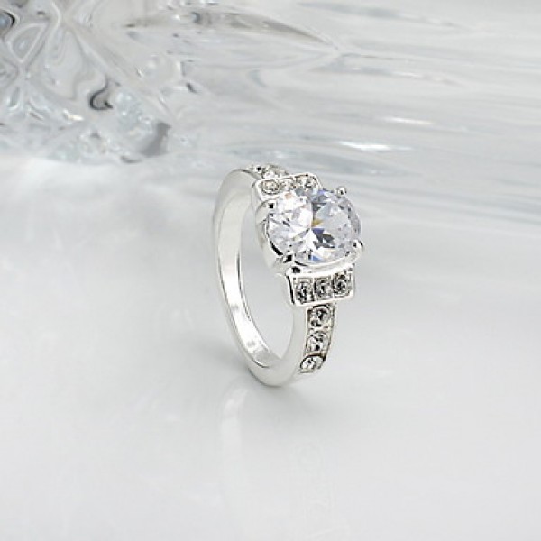 AAA Zircon Statement Ring for Wedding Party