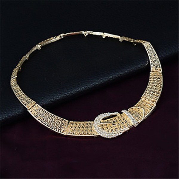 New Products 18k Gold  Jewelry Romantic  Necklace Jewelry Sets For Bridal Bijoux  