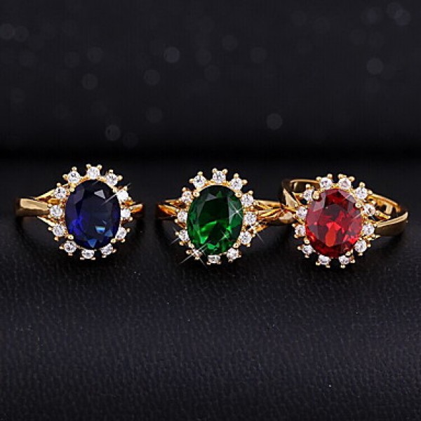 AAA Zircon Fine Statement Ring for Wedding Party