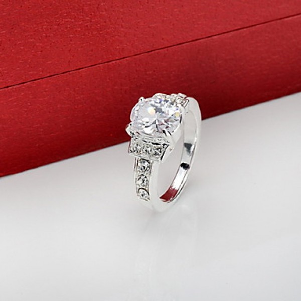 AAA Zircon Statement Ring for Wedding Party